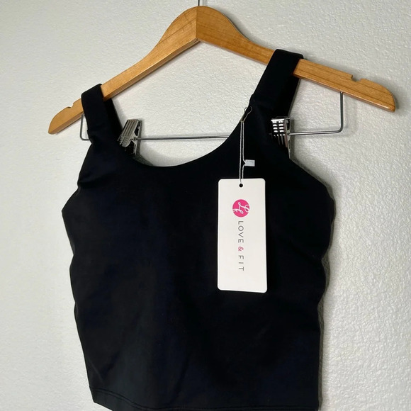 NWT Love & Fit SoftLuxe Stay Put Leggings & SoftLuxe Long Crop Top Set - Picture 6 of 13
